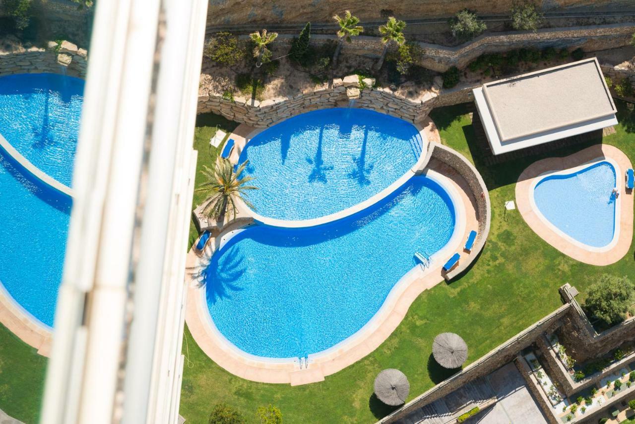 Benidorm High Rise Apartments - Sea Views - Torre Lugano المظهر الخارجي الصورة